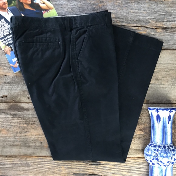 Old Navy Pants - Old Navy Boot Cut Black Canvas Pant Size 12